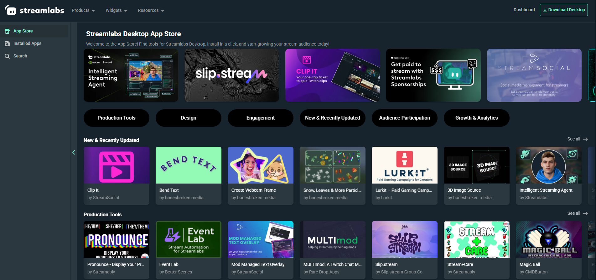 Streamlabs App Store